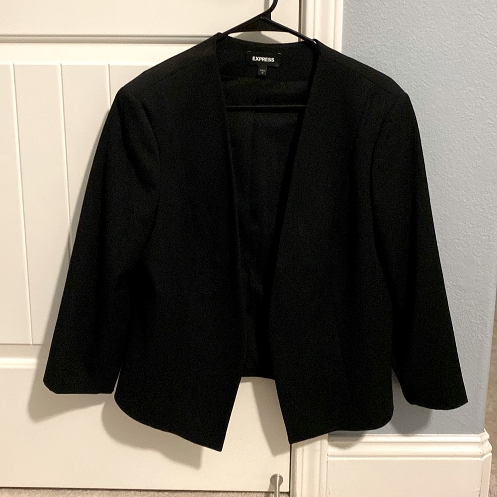 Express cropped blazer